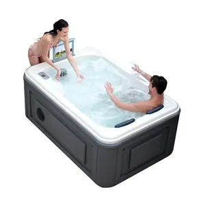 Mini spa jacuzzi al aire libre para 2 personas