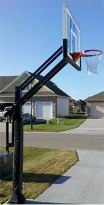 Porta pallacanestro/cerchi da <span class=keywords><strong>Basket</strong></span> regolabili in altezza - Product Image 4