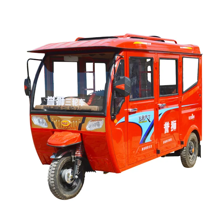 TH235 China manufacturer closed body 3 wheel tricycle with cabin for passengers