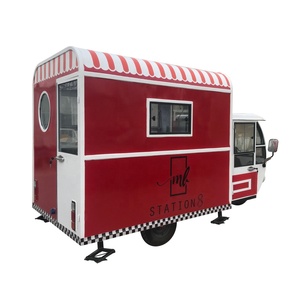 Grossiste en ligne Chariot alimentaire multifonctionnel à essence Camion de nourriture <span class=keywords><strong>moto</strong></span> Tricycle Camionnette de nourriture - Product Image 3