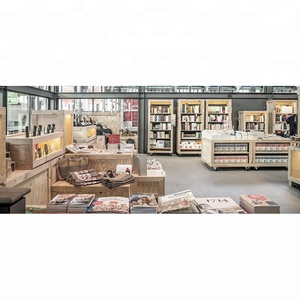 Étagère de présentation de livres exquise, aménagement mural de librairie moderne personnalisé LUX - Product Image 6