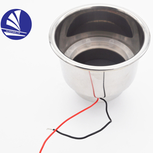 Porte-gobelet à led en acier inoxydable avec trou de <span class=keywords><strong>vidange</strong></span>, lumière blanche, bleue, rouge, verte et colorée, pour <span class=keywords><strong>voiture</strong></span> et bateau - Product Image 3