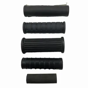 Rubber Handle Grip Customized Molded Silicon Nbr Motorcycle Rubber Plastic Handle Grip