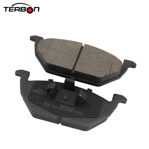 Terbon vente en gros <span class=keywords><strong>de</strong></span> pièces <span class=keywords><strong>de</strong></span> système <span class=keywords><strong>de</strong></span> freinage <span class=keywords><strong>de</strong></span> voiture automatique Plaquettes <span class=keywords><strong>de</strong></span> <span class=keywords><strong>frein</strong></span> d'essieu avant pour VW <span class=keywords><strong>POLO</strong></span> avec Emark - Product Image 2