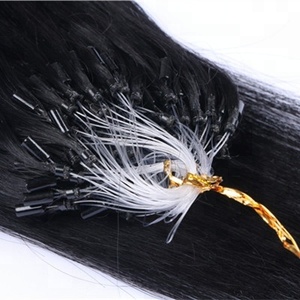 12A Grado Moda Queratina Loop Tip Hair 100% Barato Remy Micro Loop Ring Extensión de cabello humano <span class=keywords><strong>Flip</strong></span> <span class=keywords><strong>in</strong></span> - Product Image 5