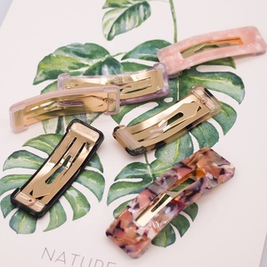 Pinces à cheveux <span class=keywords><strong>de</strong></span> Style coréen pour filles, Mini pinces à cheveux, en acétate, petite taille, très bonne qualité, idéal comme cadeau d'anniversaire pour enfants - Product Image 3