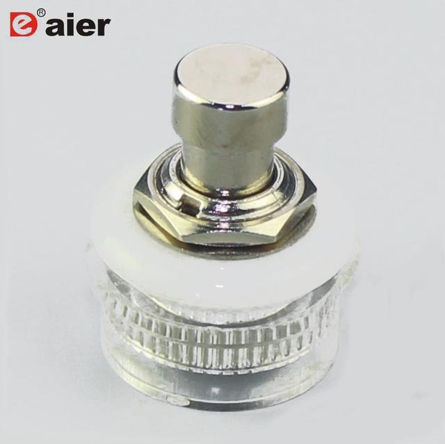 PBS-24-MP Guitar Pedal Effectors Push Button Switch Foot Switch Plunger with Spring Terminals and Clean Ring Illuminated