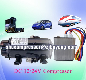 Compresseur rotatif Chine 12v Compresseur de climatisation électrique pour voiture pour camion Climatisation auxiliaire pour dormir avec alimentation CC - Product Image 2