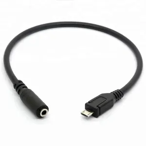 Micro USB Male To 3.5mm Female Audio AUX Cable