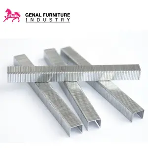 Furniture metal U type pneumatic nails upholstery staples 1013j