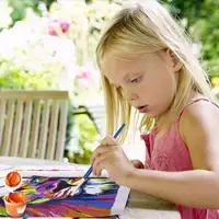 Рисование по номерам наборы для взрослых детей DIY номер живопись красивые красные цветы мака в вазе 40 х 50 см новые штампованные холст