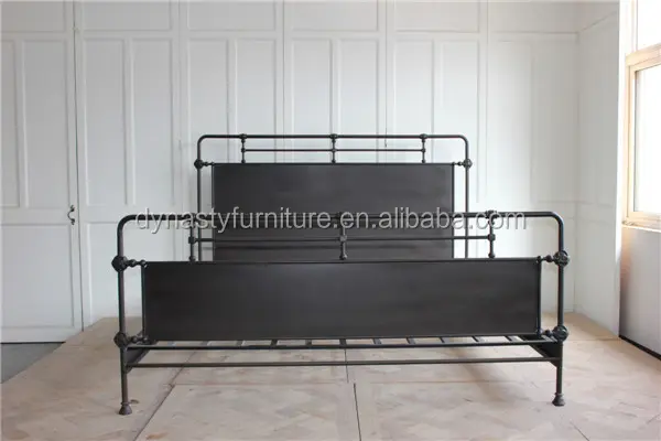Мебель В индустриальном стиле, винтажная королевская Кованая Кровать