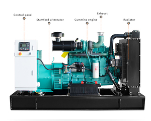 Super Silent Power Generator Diesel With Engine Cummins 6CTAA8.3-G2 60 HZ 225KVA In Taizhou
