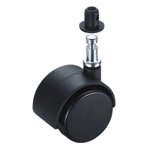40/49mm Gummi räder für Büros tühle Kunststoffs tuhl Lenkrad mit Abdeckung - Product Image 1
