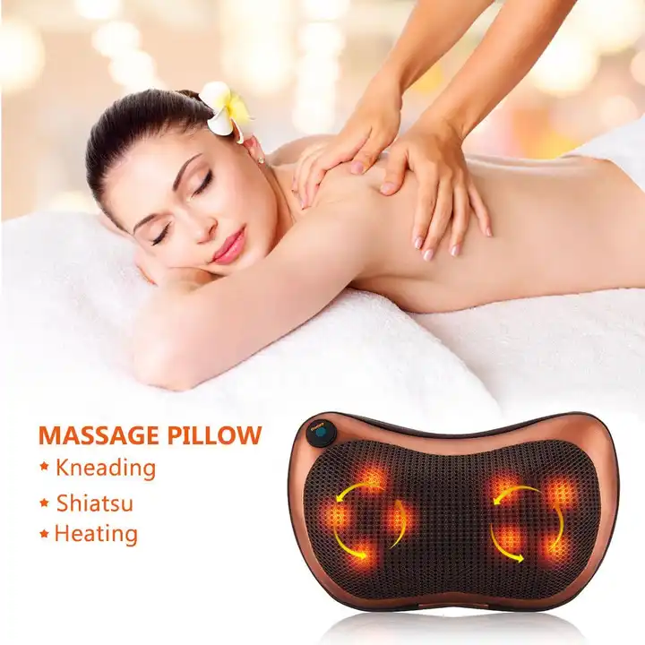 electric massage pillow lumbar back neck