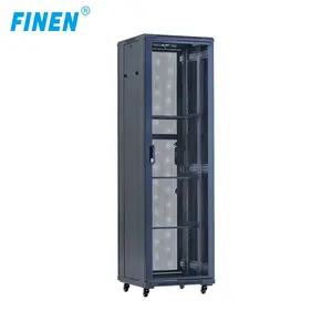Finen Factory 19 Inch Floor Standing Electronic Rack Cabinet Networking Storage Cabinet 18u 24u 47u