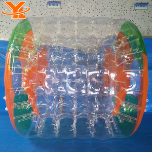 Mejor venta inflable transparente Bola de rodillo del agua para <span class=keywords><strong>el</strong></span> verano, precio de fábrica agua juegos para eventos - Product Image 5