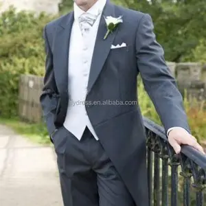 LL038 (ceket + pantolon + yelek) yeni erkekler Slim Fit özel Fit smokin marka moda damat İş elbise düğün takımları Blazer