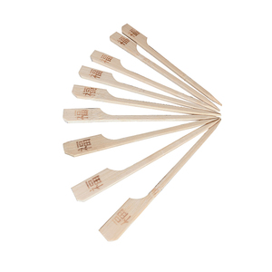 Tùy Chỉnh Logo 9/12/15Cm Tre Mái Chèo Nướng Barbeque Burger Xiên Chọn Teppo Xiên - Product Image 5