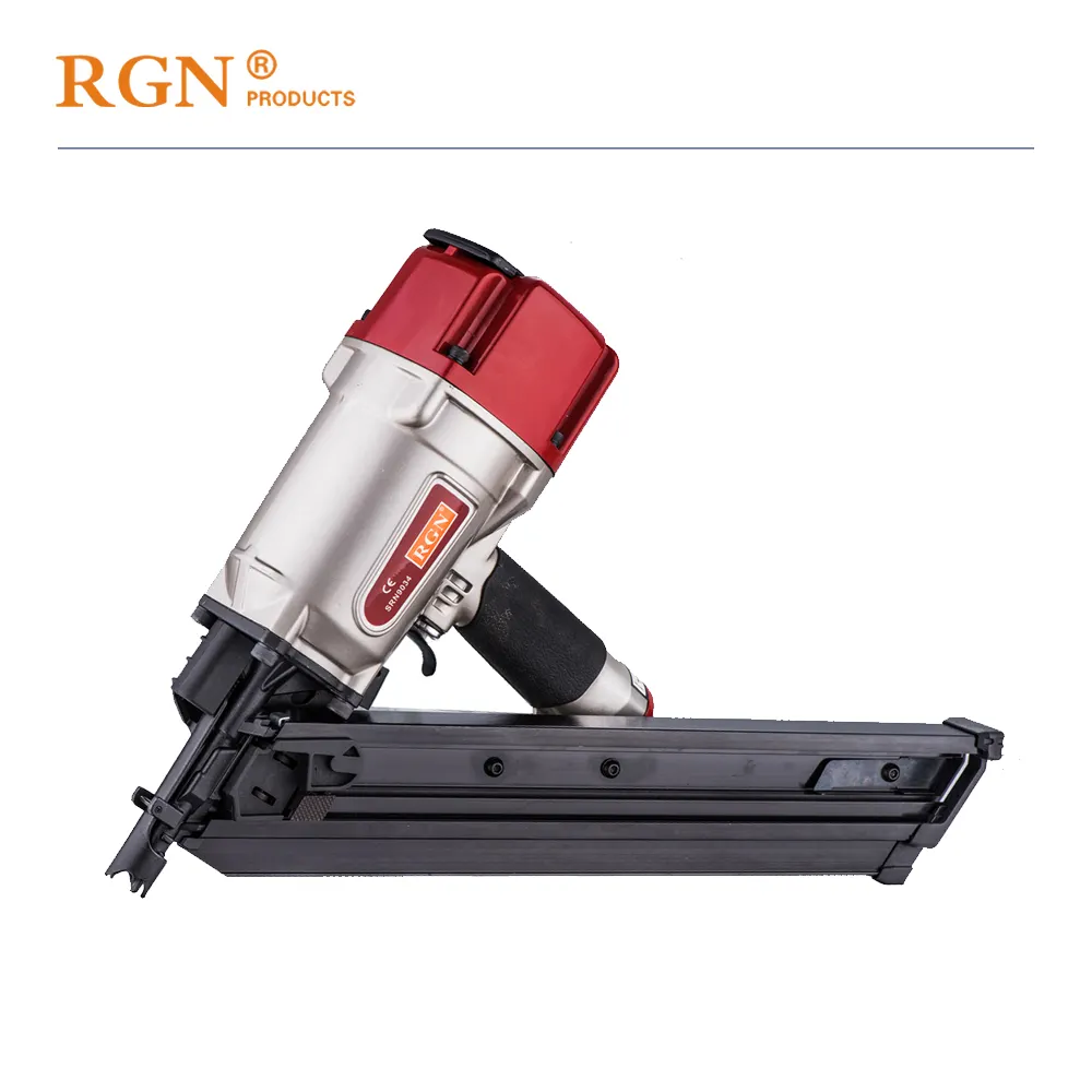 RGN Air Framing nailer Gun SRN9034 for construction with 34 degree paper tape strip nails