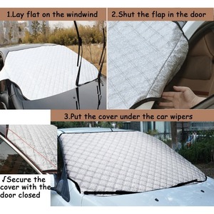 Couverture de <span class=keywords><strong>pare</strong></span>-<span class=keywords><strong>brise</strong></span> de voiture couverture magnétique de <span class=keywords><strong>grêle</strong></span> et de neige housse de protection de voiture de taille personnalisée - Product Image 2