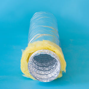 أنابيب تهوية معزولة مع غلاف مقاوم للحريق من رقائق الألومنيوم، أنابيب مرنة معزولة من الألومنيوم - Product Image 4