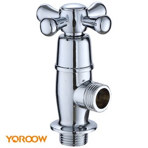Largement Utilisé de zinc croix <span class=keywords><strong>poignée</strong></span> deux façon angle <span class=keywords><strong>arrêt</strong></span> clapet - Product Image 1