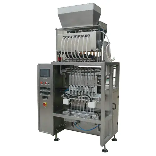 Multi lanes 6 lanes Ice lolly liquid packing machine jelly packing machine automatic pouch packing machine