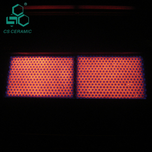 <span class=keywords><strong>Plaque</strong></span> de brûleur de gaz rf-4, four à infrarouge, nid d'abeille en céramique - Product Image 6