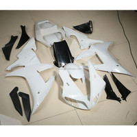 ABS carénage de Carénage Kit Carrosserie Pour YAMAHA YZF R1 YZF-R1 2002 2003 Blanc non peint