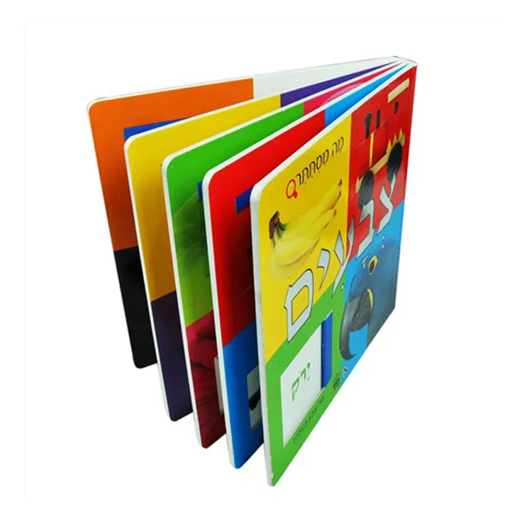 Kinderen Hard Cover Board Boek, 700gsm papier board boek afdrukken