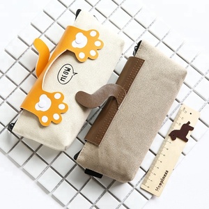 Koreaanse Stijl Leuke Racoon Palm Potlood Gevallen Potlood Zakken Voor Verkoop - Product Image 2