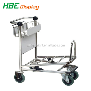 <span class=keywords><strong>3</strong></span> 바퀴 공항 알루미늄 수화물 손수레 - Product Image 4