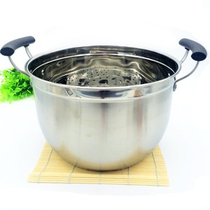 Casserole vapeur en acier inoxydable de haute qualité 2 en 1 / Casserole à couscous Casserole de cuisson - Product Image 3