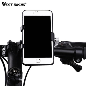 WEST BIKING Support de téléphone portable <span class=keywords><strong>pour</strong></span> vélo Antidérapant <span class=keywords><strong>pour</strong></span> iPhone Support de moto GPS Support universel <span class=keywords><strong>pour</strong></span> téléphone portable de vélo - Product Image 6