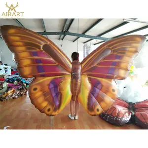 stage decor inflatable costume ,inflatable butterfly wings costume