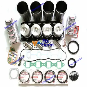 4TN82 Overhaul Rebuild Kit For Yanmar Engine Liner Piston Ring Bearing Full Gasket Set