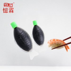 Soyu per <span class=keywords><strong>Sushi</strong></span> a Basso Contenuto di Sodio in Bottiglia di Plastica a Forma di Pesce da 8ml con Certificato BRC - Product Image 2