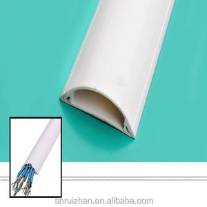 D en forme de PVC Fil Câble Conduits En Plastique Goulottes - Product Image 1