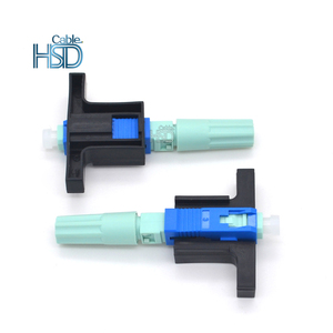 FTTH New Optical SC/UPC Hose Quick Fast Connector Apply Networks Field Assembled Fiber Optical HFBR SCPC Fiber Optic Connector