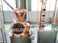 Distillateur d'alcool en cuivre, machine à alcool, distillateur
