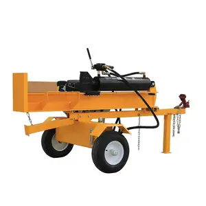 50Ton 18HP benzinli motor 6 inç Ram hidrolik kütük bölme makinesi yatay ve dikey Log Splitter