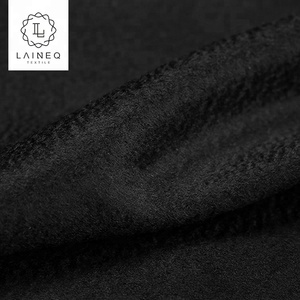 Manufacturers Selling Elegant Black Double Ripple 100% <strong>Wool</strong> <strong>Cashmere</strong> Overcoat <strong>Fabric</strong> - Product Image 3