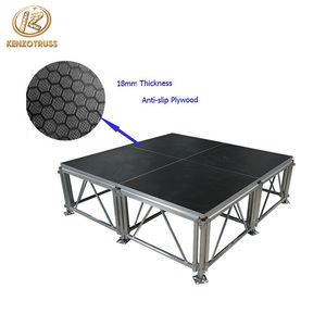 رخيصة الثمن الألومنيوم المحمولة مرحلة القطب الرقص أرضية مسرح للبيع - Product Image 2