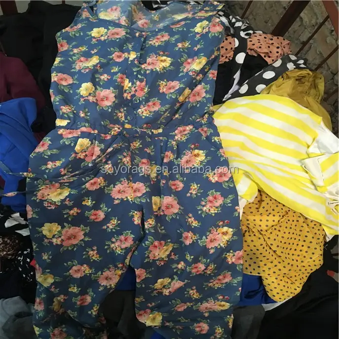 new coming lady jump suits assortment clothing second hand bulk clothing in bales