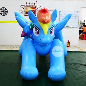 Fabbrica di Design di Carnevale Parade Arcobaleno Adulto Gonfiabile Che Rimbalza Cavallo - Product Image 2