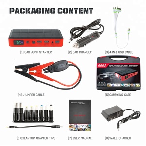 <span class=keywords><strong>Pas</strong></span> <span class=keywords><strong>cher</strong></span> en gros <span class=keywords><strong>batterie</strong></span> de voiture <span class=keywords><strong>booster</strong></span> multi-fonction jump starter avec auto pièces - Product Image 4