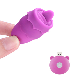 USB Ricaricabile A Doppia Testa Della Ragazza Giocattoli Del Sesso Anale Filo Pallottola di Telecomando Mini Salto di Leccare Uovo Vibratore per le Donne la Vagina