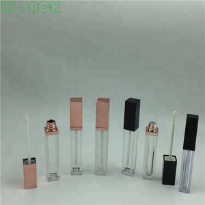 Magnético vacío tubo de lápiz labial de color rosa no logo contenedor lipgloss lápiz labial personalizado contenedor - Product Image 2