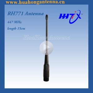 Antenne radio portative 15 <span class=keywords><strong>cm</strong></span> VHF 447MHz, antenne radio bidirectionnelle flexible en caoutchouc RH771 - Product Image 2